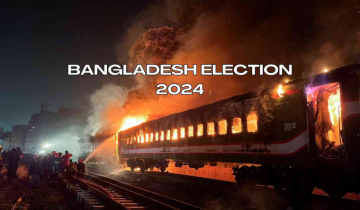 Bangladesh pre-election train fire claims 4 lives amidst Hasina-Zia clash