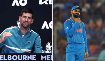 Virat Kohli shared an untold story about his newest 'text buddy' Novak Djokovic