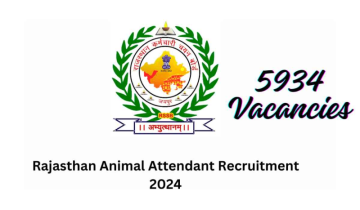 Rajasthan Staff Selection Board Animal Attendant Recruitment 2024: Registration open for 5934 vacancies