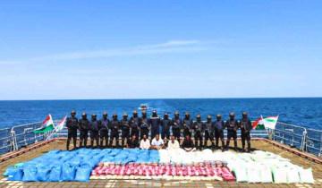 Indian Navy seizes 3,300 kg of drugs in largest narcotics bust near Gujarat port