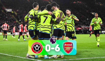 Arsenal sets records in dominant win over Sheffield United