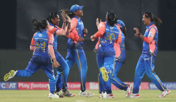 WPL 2024 : Mumbai indians beat the UP warriors in a one sided encounter