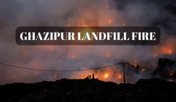 Ghazipur landfill fire- While locals gasp for breath, political sparring continues