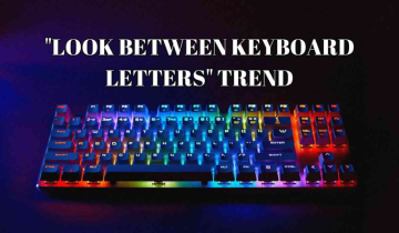 The 'Look between x & y' on your keyboard trend