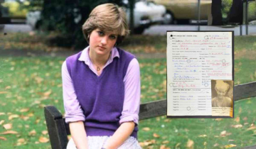A Touch of History: Princess Diana's Contract Up for Auction