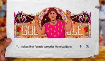 Hamida Banu- India's first female wrestler honoured by Google in Doodle