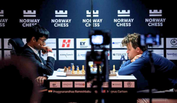 Praggnanandhaa stuns World Chess Champion Magnus Carlsen in Norway