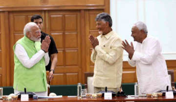 NDA Re-elects Modi as Leader, Allies JD(U) and TDP Stake Their Claims