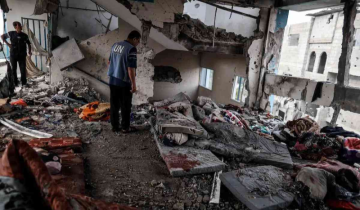 Israeli Strike Bombs School in Gaza, Kills Dozens