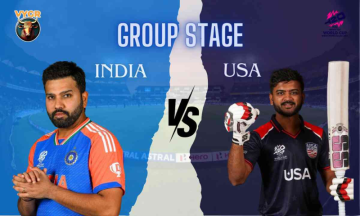 T20 WC 2024 Live Match Updates : India beats USA by 7 wickets