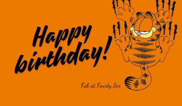 Happy Birthday Garfield! Celebrating 46 Years of Feline Fun