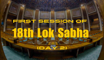 Lok Sabha Session Day 2 Live Updates: House Adjourned till tomorrow; Rahul Gandhi takes oath in Lower House; First Speaker Election since 1946