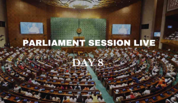 Parliament session day 8 live: Opposition walks out amid PM Modi speech