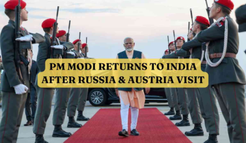 PM Modi returns to India after completing 2-Nation visit to Russia and Austria