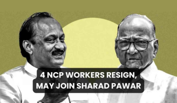 Major Setback for Ajit Pawar- 4 NCP workers resign, may join Sharad Pawar