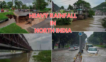 Heavy Rains Cause Chaos Across India, waterlogging in Gurugram, Jaipur & Bengaluru