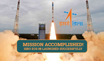 ISRO successfully launches third and final developmental flight SSLV-D3-EOS8 mission