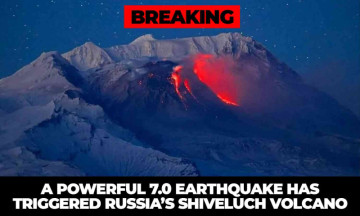 [BREAKING NEWS] - A powerful 7.0 earthquake has triggered Russia’s Shiveluch volcano