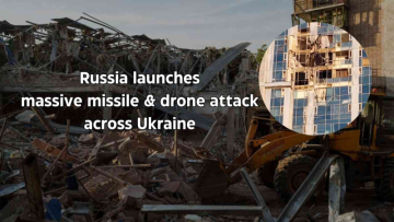 Explosions in Kyiv as Russia Launches Massive Missile and Drone Attack; 7 Killed