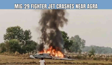 Indian Air Force MiG-29 Fighter Jet Crashes Near Agra