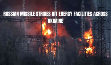 Russian Missile Strikes Hit Energy Facilities Across Ukraine, Over a Million Affected