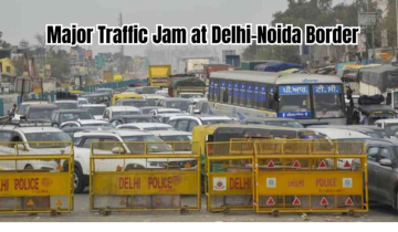 Farmers' Protest Creates Major Traffic Jam at Delhi-Noida Border