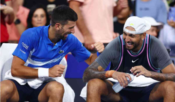 Brisbane super thriller: Novak Djokovic and Nick Kyrgios wow fan with first-ever partnership