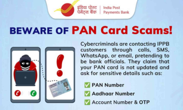 इंडिया पोस्ट पेमेंट्स बैंक एसएमएस पैन विवरण अपडेट करने के लिए कह रहा है - जांचें कि क्या यह फ़िशिंग घोटाला है?