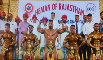 Mr. Rajasthan Body Building Championship will start from February 1: Jaipur update