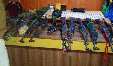 Weapons found buried on the Ind-Pak border: 4 pistols, 8 magazines, and 78 cartridges placed in Barmer