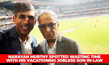 Narayan Murthy Spotted Wasting Time With His Vacationing Jobless Son-in-Law