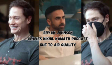 Bryan Johnson’s Abrupt Exit from Nikhil Kamath’s Podcast Highlights India’s Air Pollution Crisis