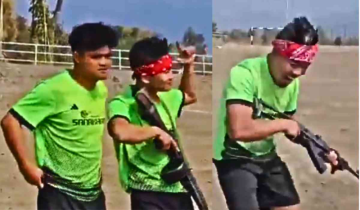 Manipur Football Event Sparks Controversy as Players Seen with Assault Rifles