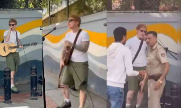 Ed Sheeran's impromptu Bengaluru Church Street concert stopped midway