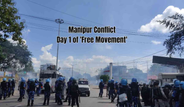 Manipur Conflict: Roads Blocked, Govt Buses Attacked Amid Kuki Clashes on Day 1 of 'Free Movement'