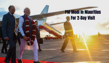 PM Modi in Mauritius for 2-day visit, Receives Grand Welcome With 200 Dignitaries and Guard Of Honour