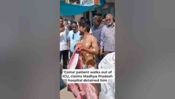 ‘Coma’ Patient Walks Out of ICU, Claims Madhya Pradesh Hospital Detained Him!