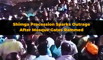 Viral Video Sparks Outrage: Shimga Festival Procession Allegedly Rams Mosque Gates in Maharashtra