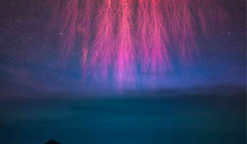 Rare Red Sprites Light Up the Himalayan Sky | Mysterious Lightning Phenomenon Over Tibet