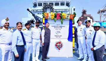 GRSE Launches Final Anti-Submarine Warfare Ship ‘Ajay’, Completing Series for Indian Navy