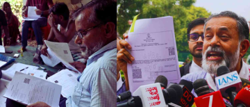 Yogendra Yadav Brings Two ‘Dead’ Bihar Voters to Supreme Court, Election Commission Dismisses Move as ‘Drama’