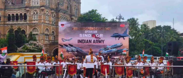 Armed Forces Band Performs in Mumbai on Independence Day