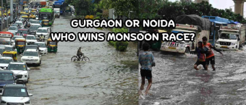 Two Cities, One Rain: How Gurgaon Collapses While Noida Keeps Moving Smoothly