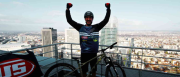Tiktok star breaks world record, cycles up Eiffel Tower in 12 mins
