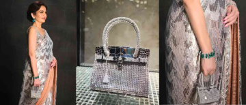 Nita Ambani Stuns at Diwali Bash with $2M Hermes Bag Adorned with 3,025 Diamonds