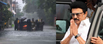 Heavy Rain in Chennai as Diwali Begins; CM Stalin Checks Readiness