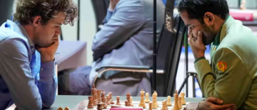 Arjun Erigaisi Defeated Magnus Carlsen in the Blitz Championship in Doha