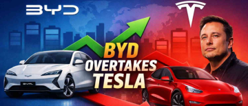 BYD Dethrones Tesla to Become the World’s Largest EV Seller in 2025