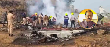 Ajit Pawar Dies in a Plane Crash in Baramati, Maharashtra