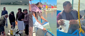 165 Litres of Desi Ghee Poured Into Ganga: Faith or Environmental Negligence?